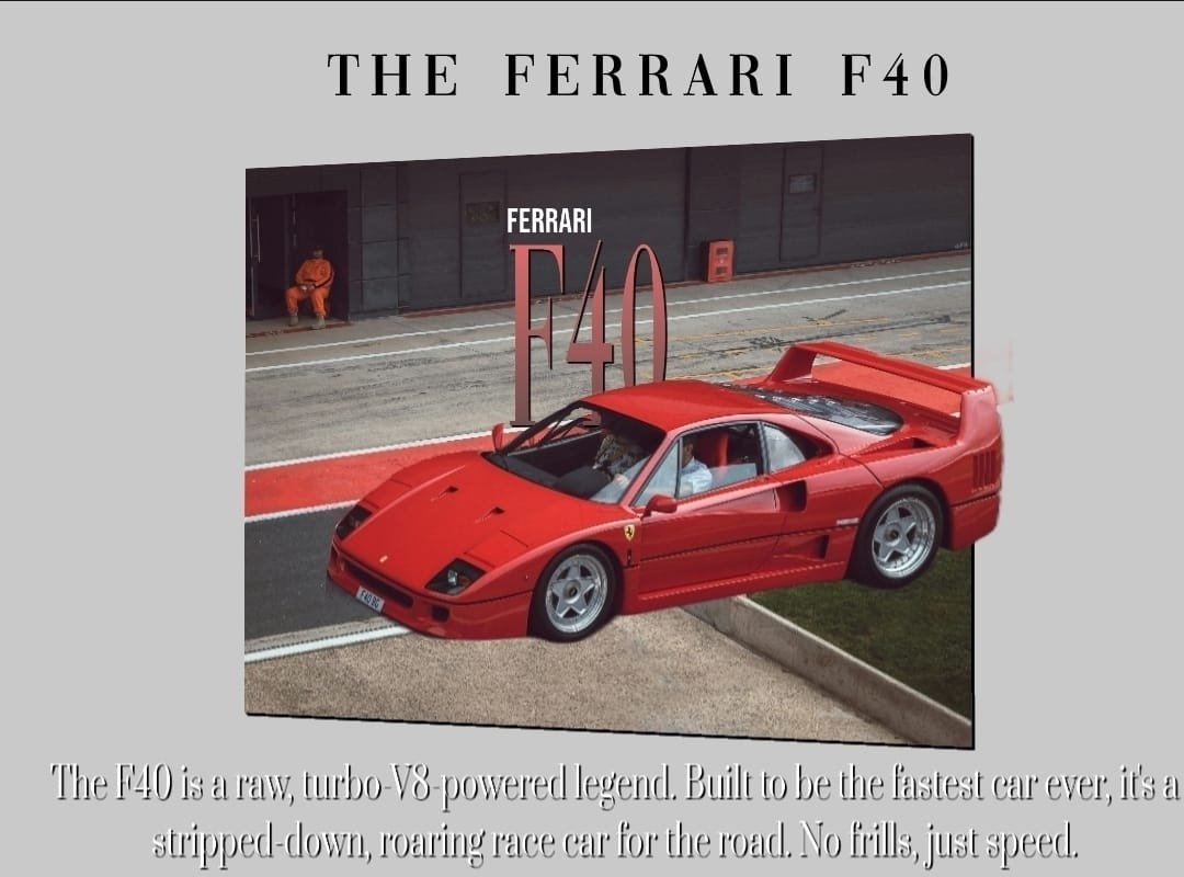 Ferrari F40 Wallpaper